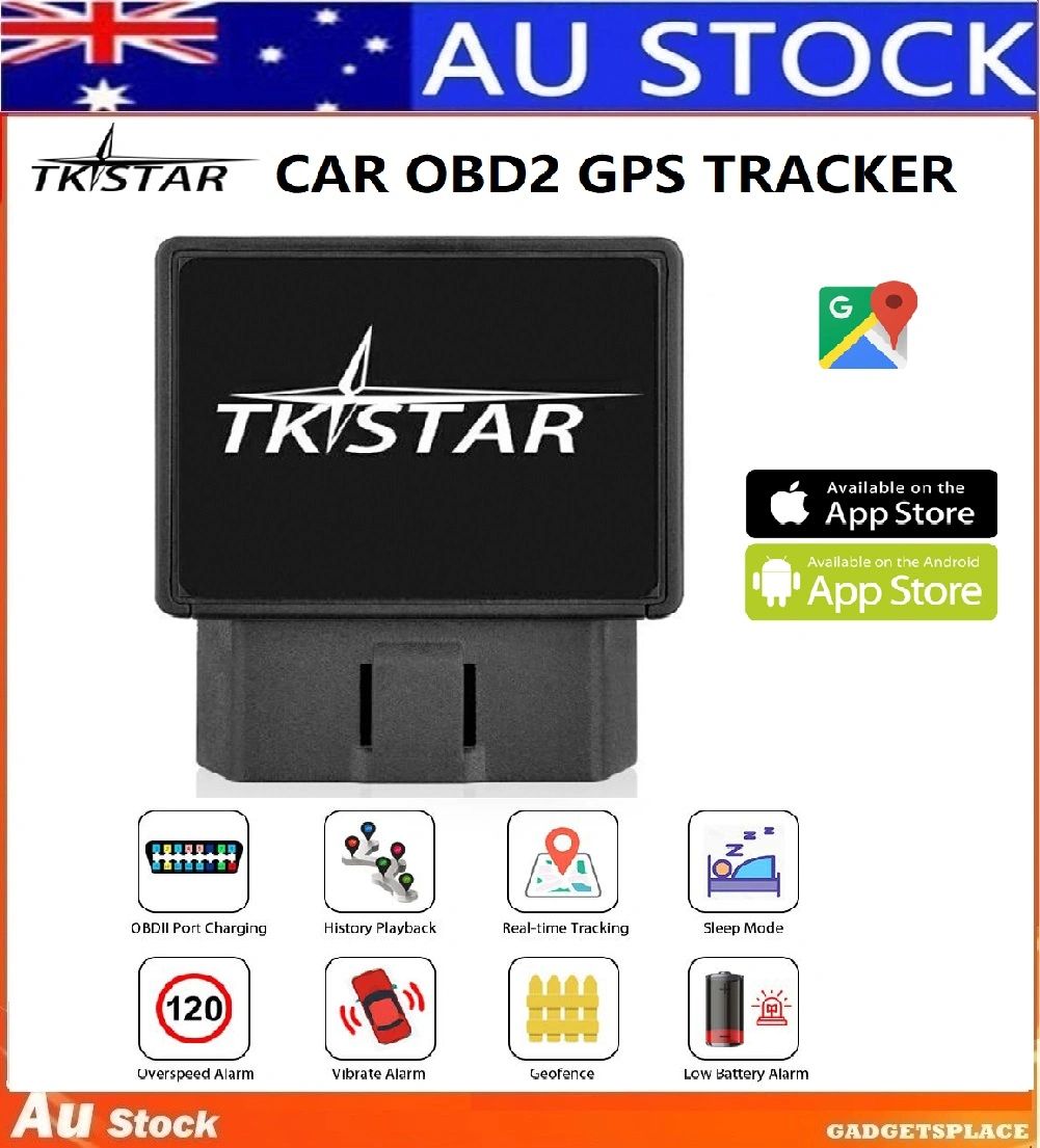 OBDII TKSTAR Car 16PIN OBD TK816 4G GPS Tracker OBD2 Tracking Device ...