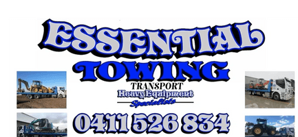 Essential Towing - Heavy Equipment Specialists
Ph: 0411 526 834