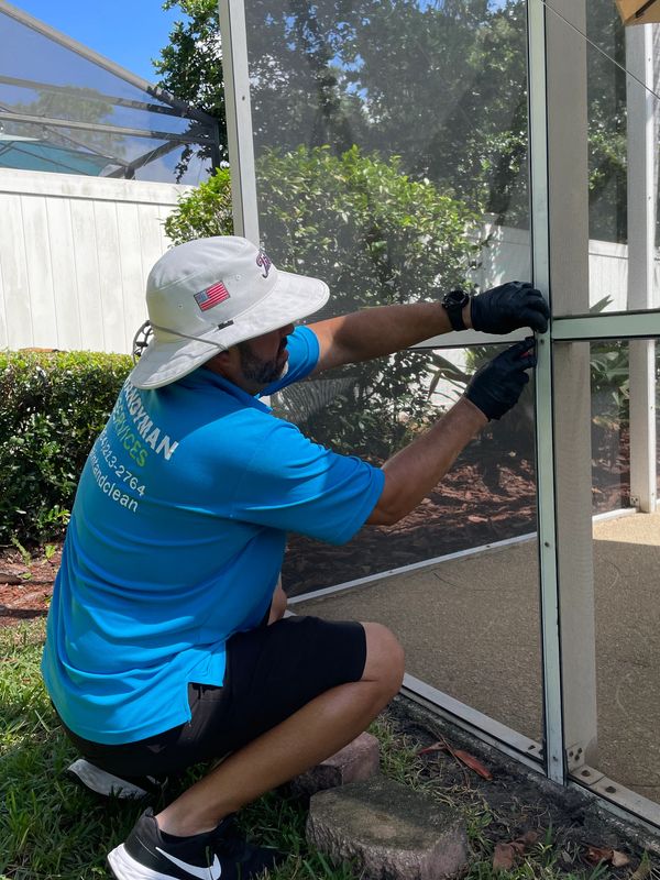 Pool screen replacement