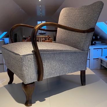 Bentwood Armchair - Re-upholstered 