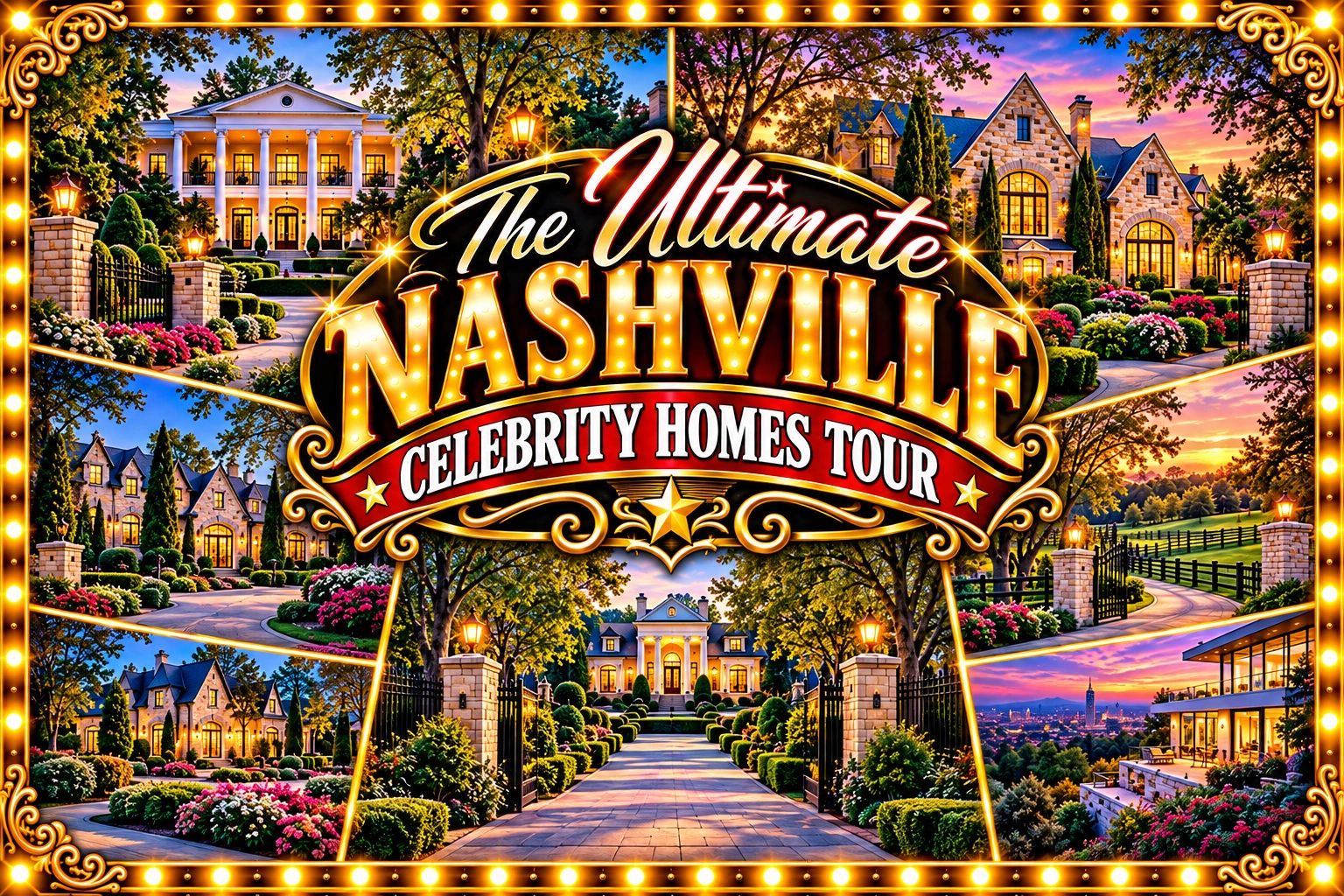 Nashville Celebrity Homes Tour – private tour past country stars' homes in a GMC Yukon