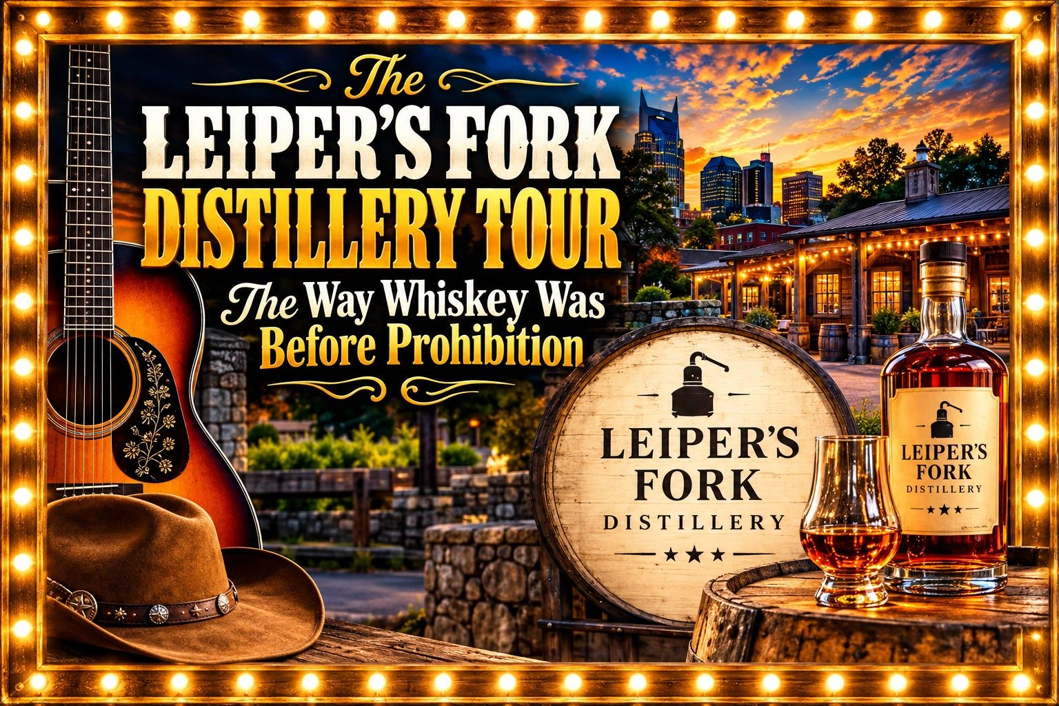 Leiper's Fork Distillery Tour – private whiskey tasting tour from Nashville