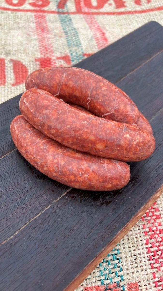 CHILLI BEEF BRISKET SAUSAGES