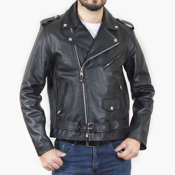 Leather Motorcycle Jacket . HU Leathers