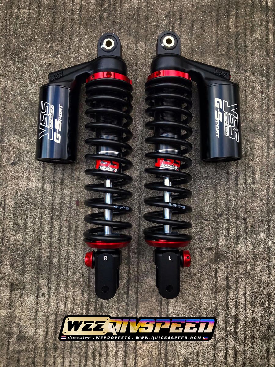 YSS GSPORT BLACK SERIES X RED SERIES / AEROX NMAX AIRBLADE PCX ADV