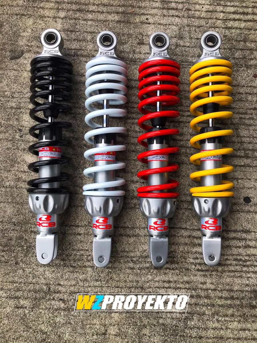 RCB A2 SERIES SHOCK ABSORBER SILVER FOR MIO BEAT CLICK SKYDRIVE