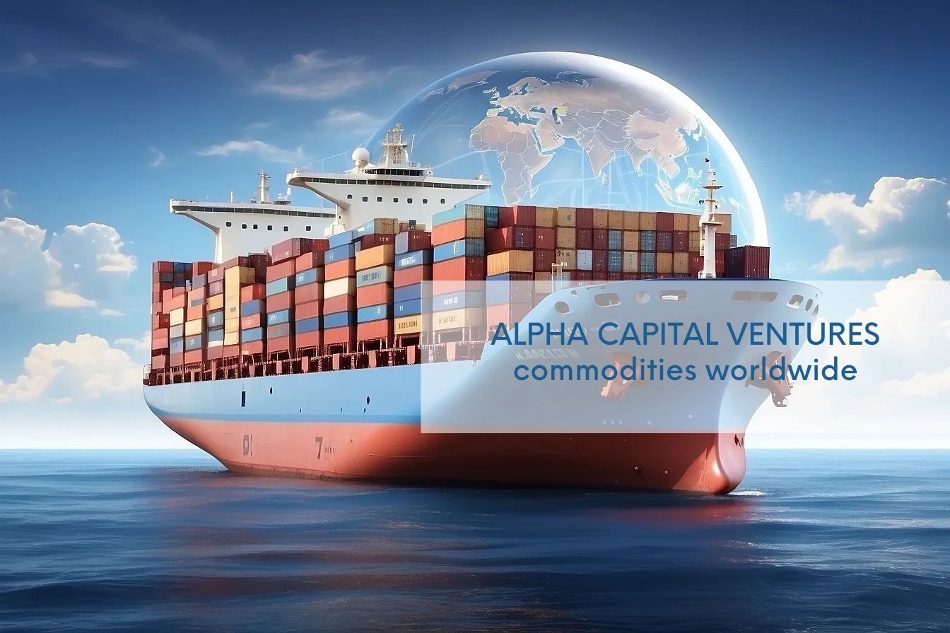 Cargo ship on the ocean Alpha Capital Ventures