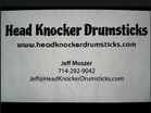 head knocker drumsticks
