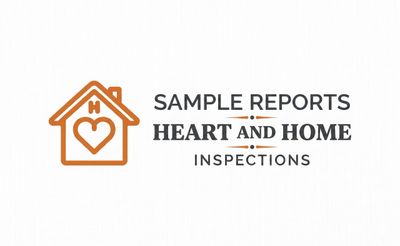 Logo for Heart and Home Inspections with a house and heart design.