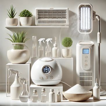 Herramientas de desinfección limpias con uso de oxígeno, sodio, vapor de agua, y carbon