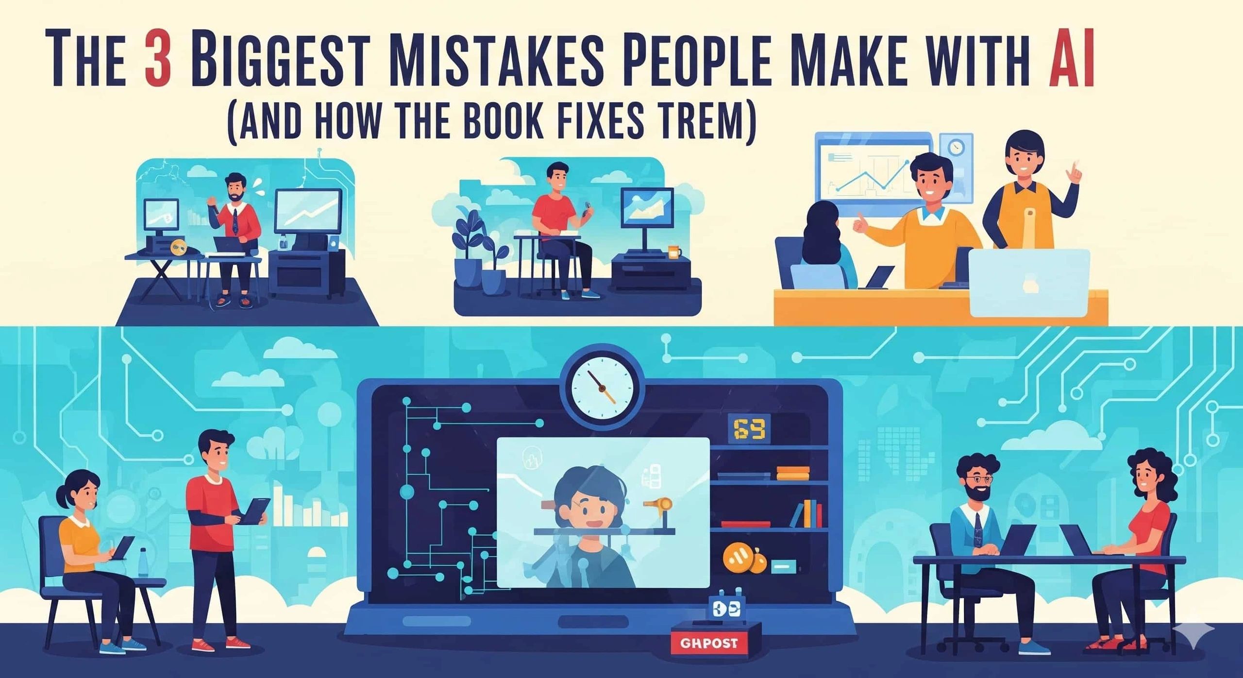 The 3 Biggest Mistakes People Make with AI (and How the Book Fixe