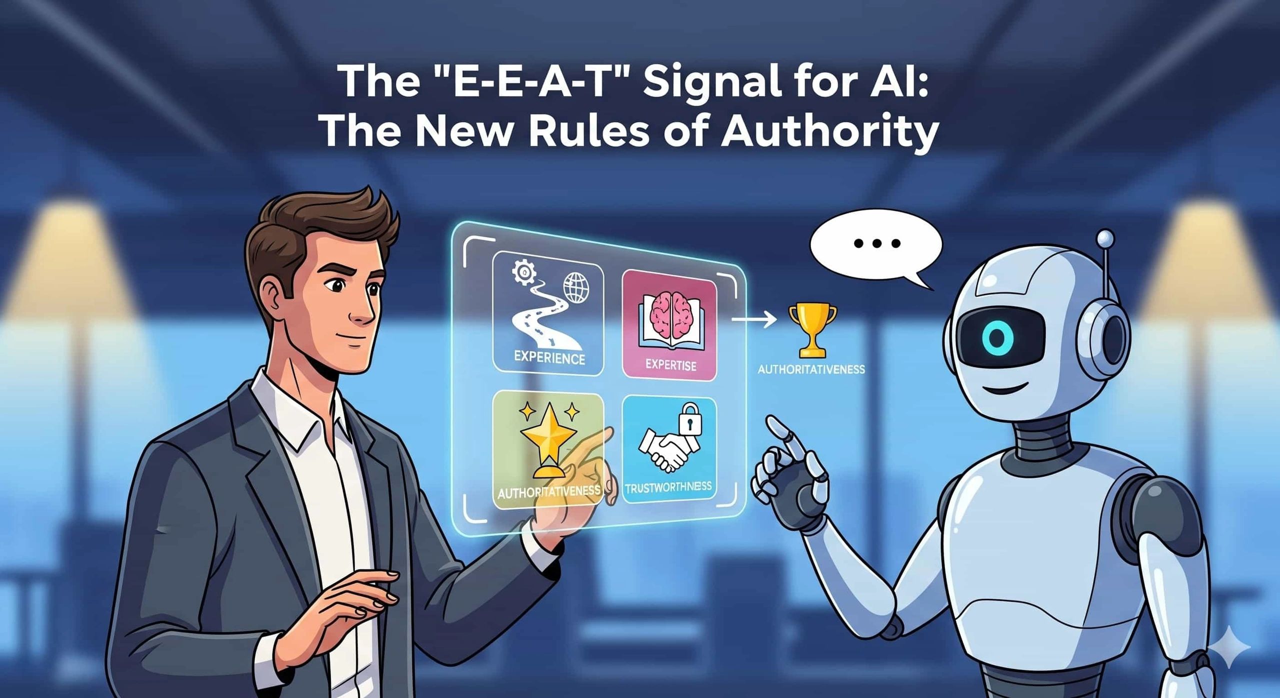 The "E-E-A-T" Signal for AI: The New Rules of Authority