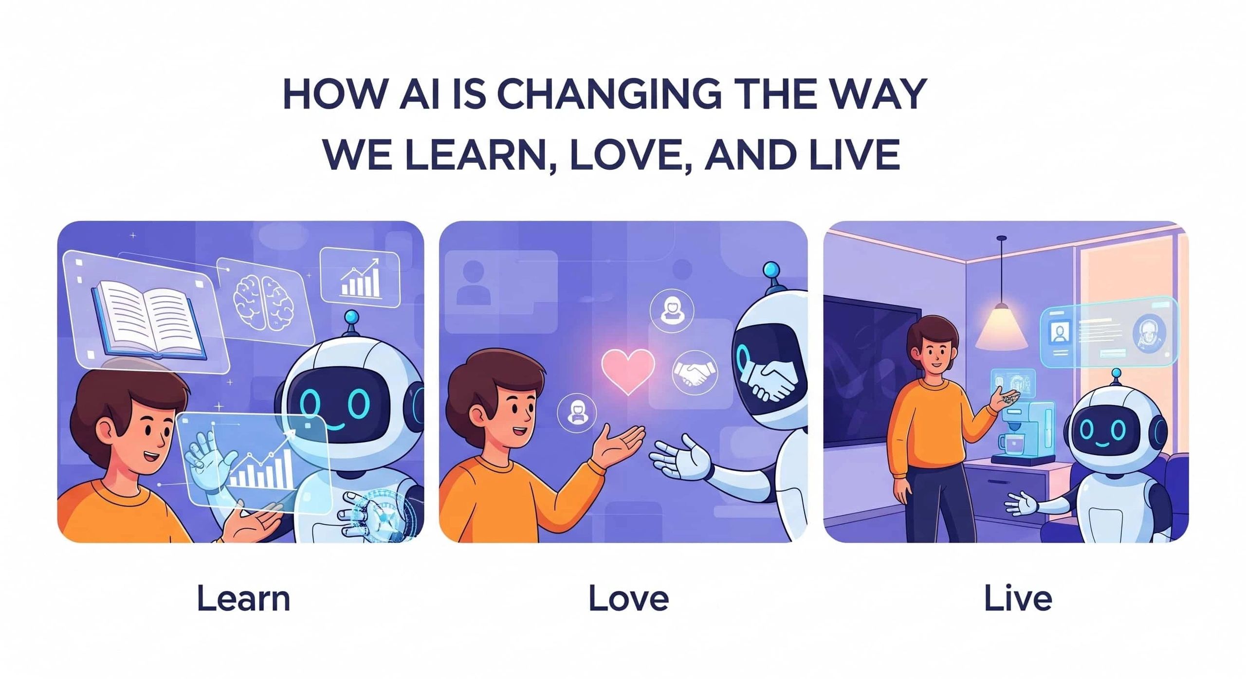 How AI Is Changing the Way We Learn, Love, and Live