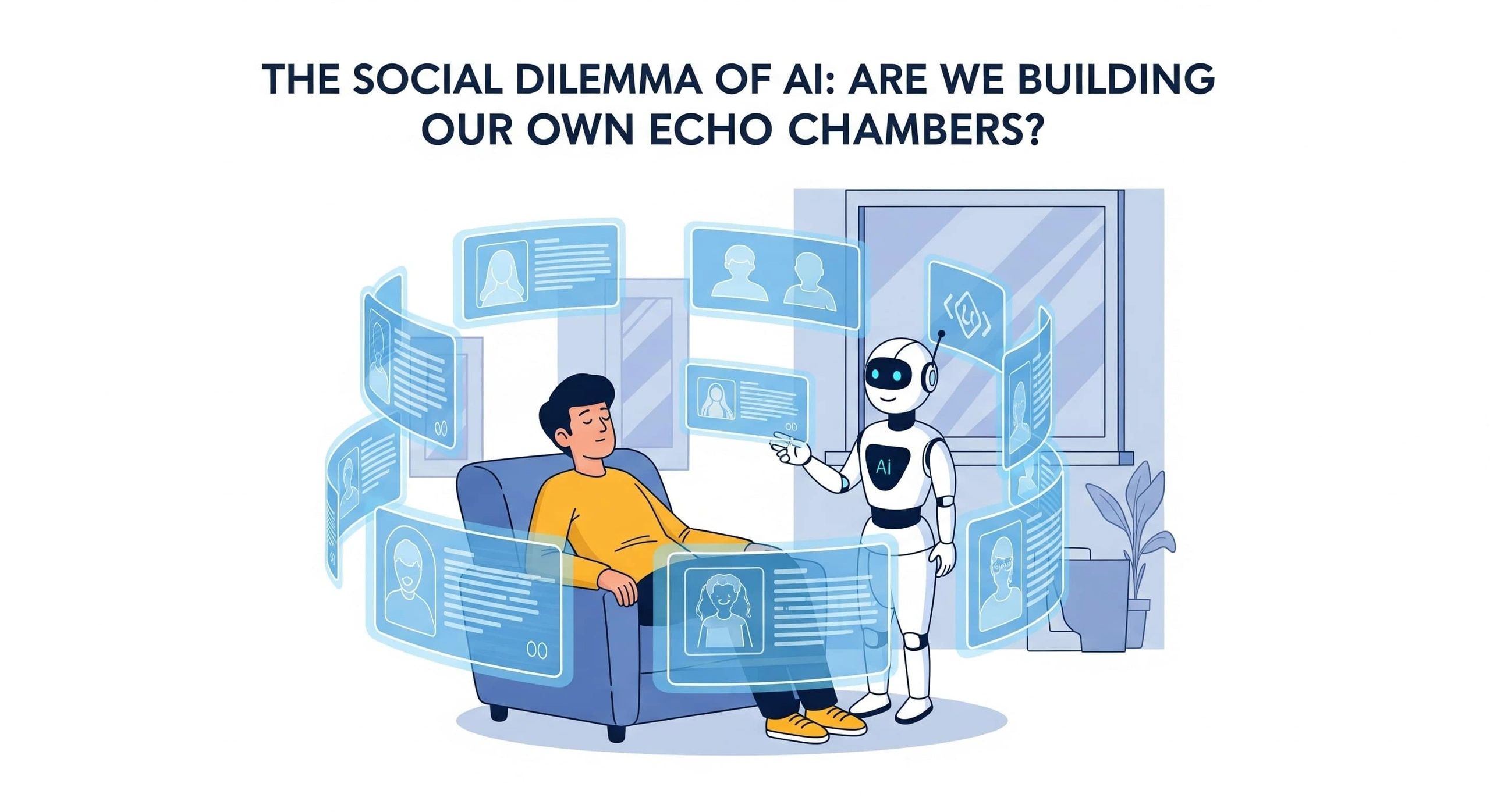 The Social Dilemma of AI: Are We Building Our Own Echo Chambers?