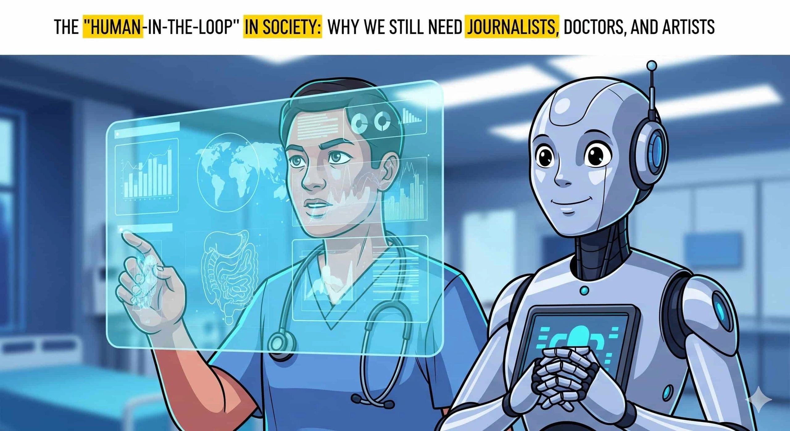 The "Human-in-the-Loop" in Society: Why We Still Need Journalists