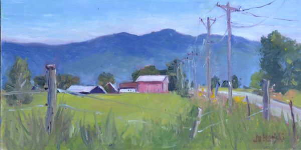 One of the many paintings in the High Peaks of the  Adirondacks.