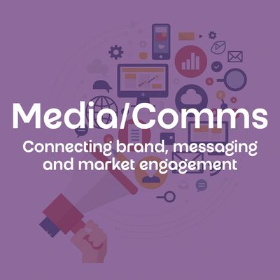 Media and communications connecting brand, messaging, and market engagement.