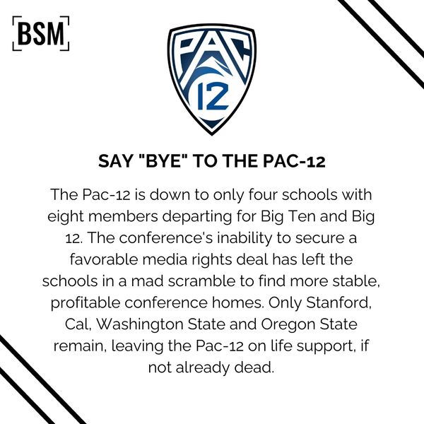 Saying goodbye to the Pac-12