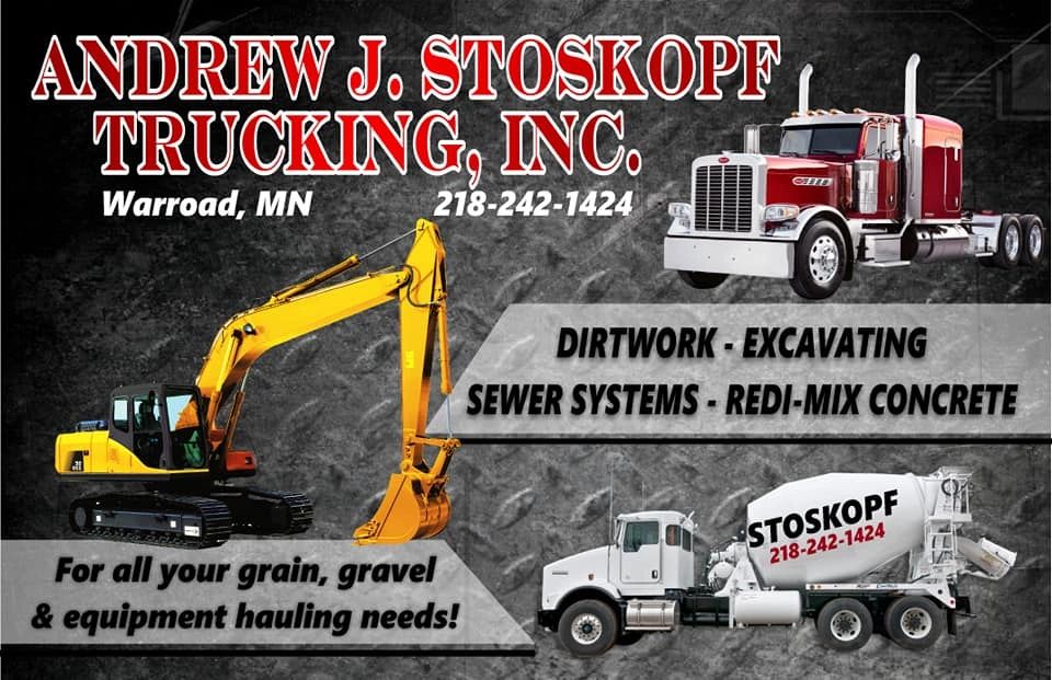 Andrew J Stoskopf Trucking, Inc in Warroad, Minnesota