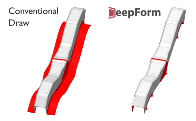 DeepForm versus conventional drawing