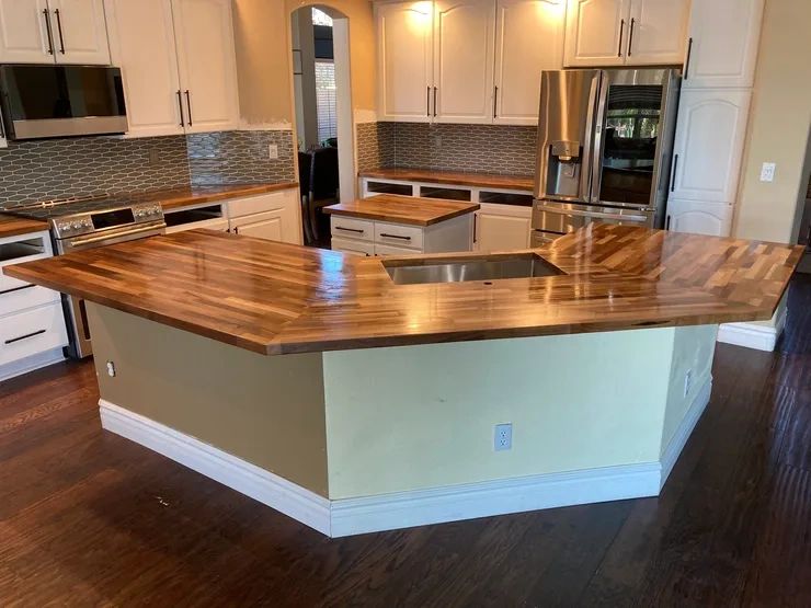 The Pros and Cons of Butcher Block Countertops - Model Remodel