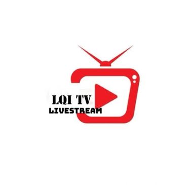Logo of LQI TV Livestream with a red TV and play button design.