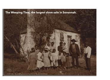 Title: The Whole black family at the Hermitage, Savannah, Ga. The Weeping Time
