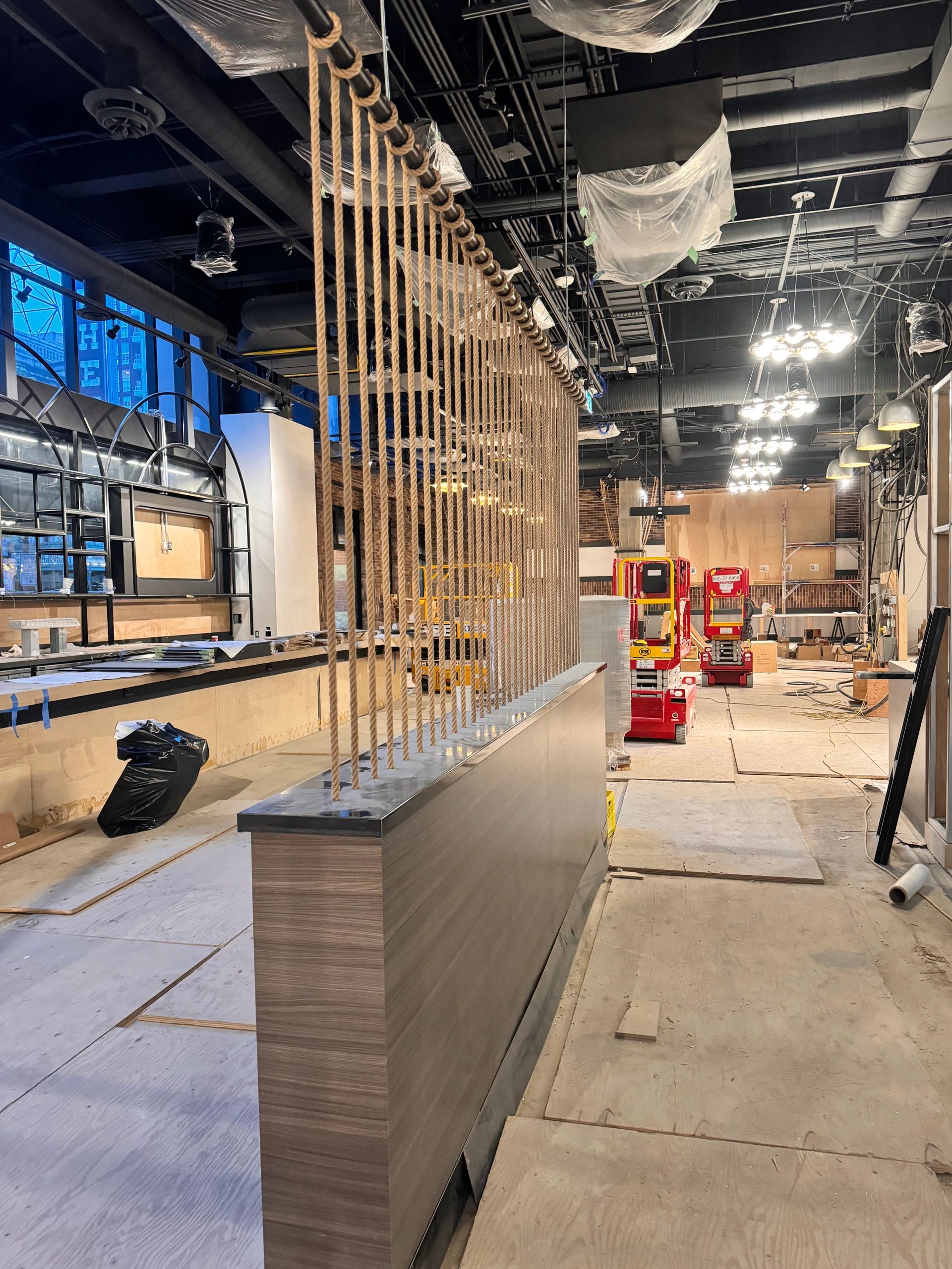 Architectural millwork installation with detailed craftsmanship in Vancouver, BC, Canada