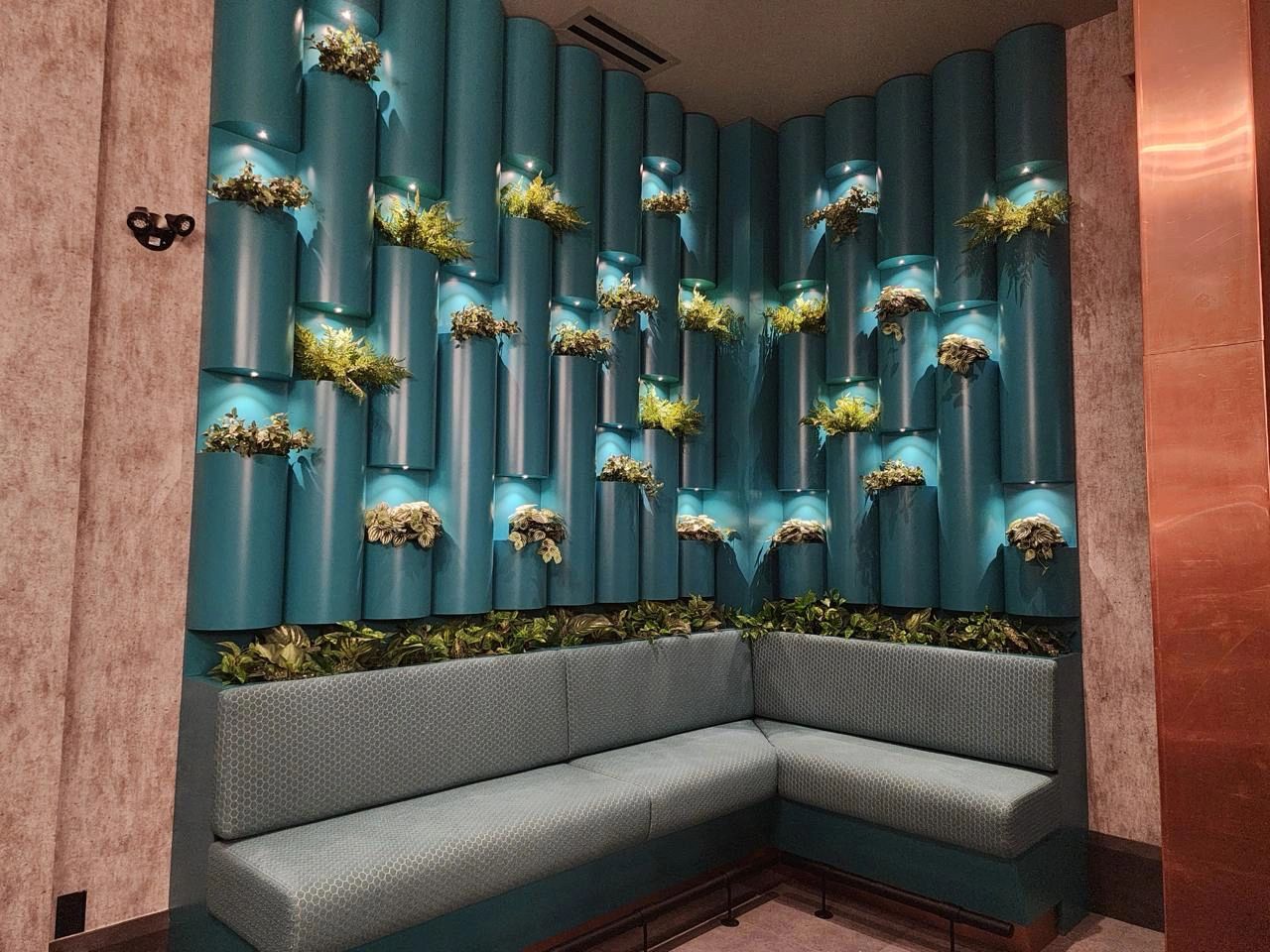 Custom wood casework installation for retail millwork in Winnipeg, MB.