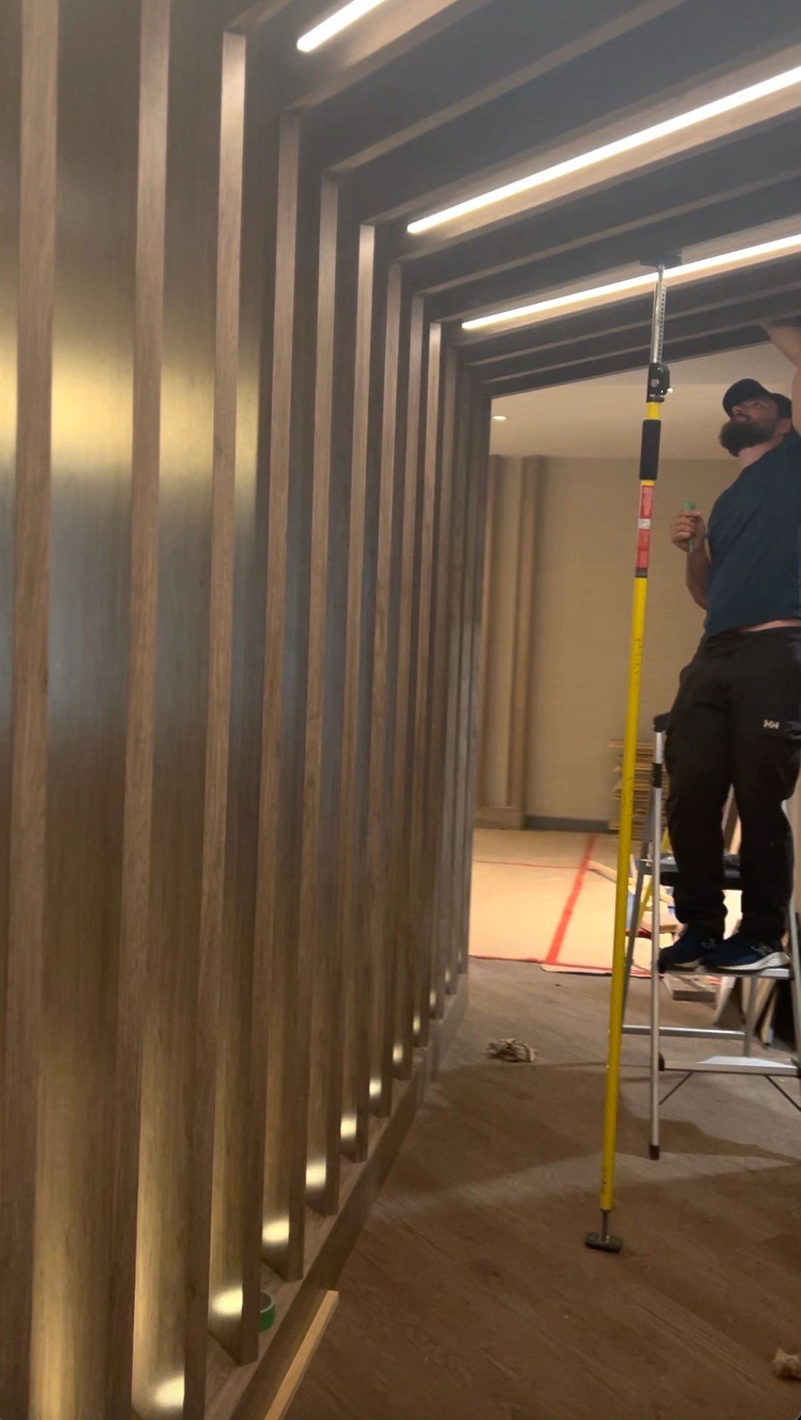 Custom millwork Vancouver 
Custom architectural woodwork installation in Vancouver, BC.