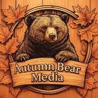 Logo featuring a bear surrounded by autumn leaves with 'Autumn Bear Media' text.