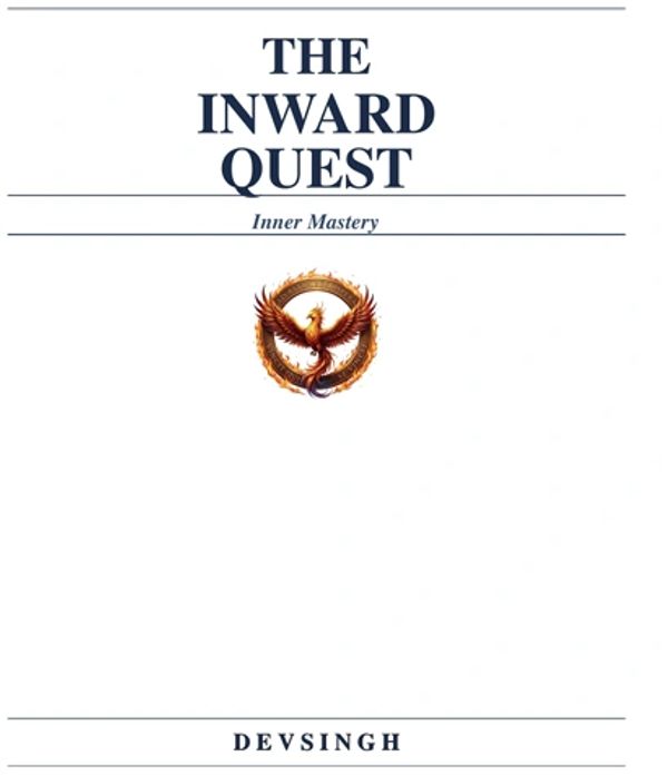 Book cover titled 'The Inward Quest: Inner Mastery' with a phoenix emblem.