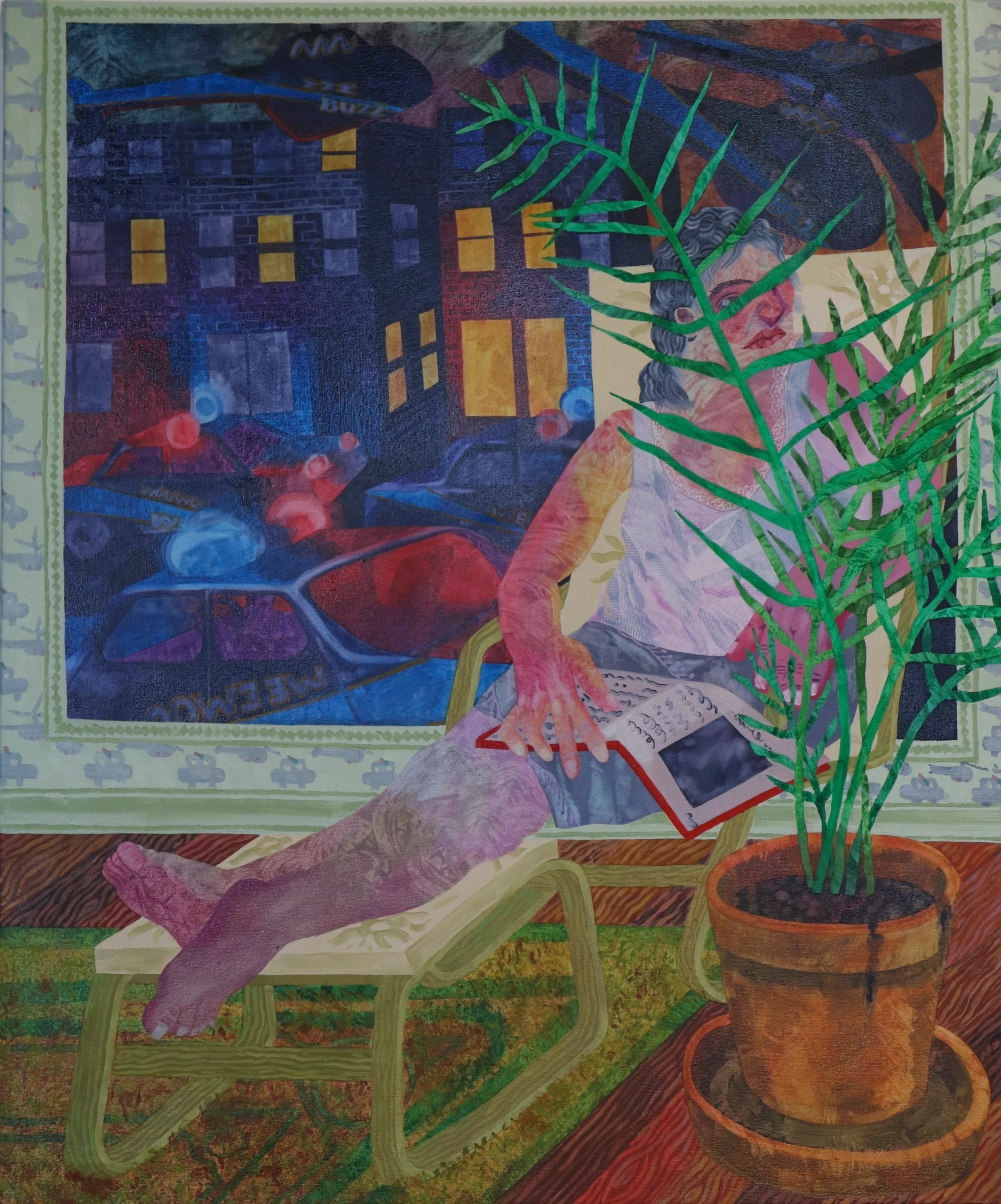 Loud Night
30x36”
Oil on canvas, 2017