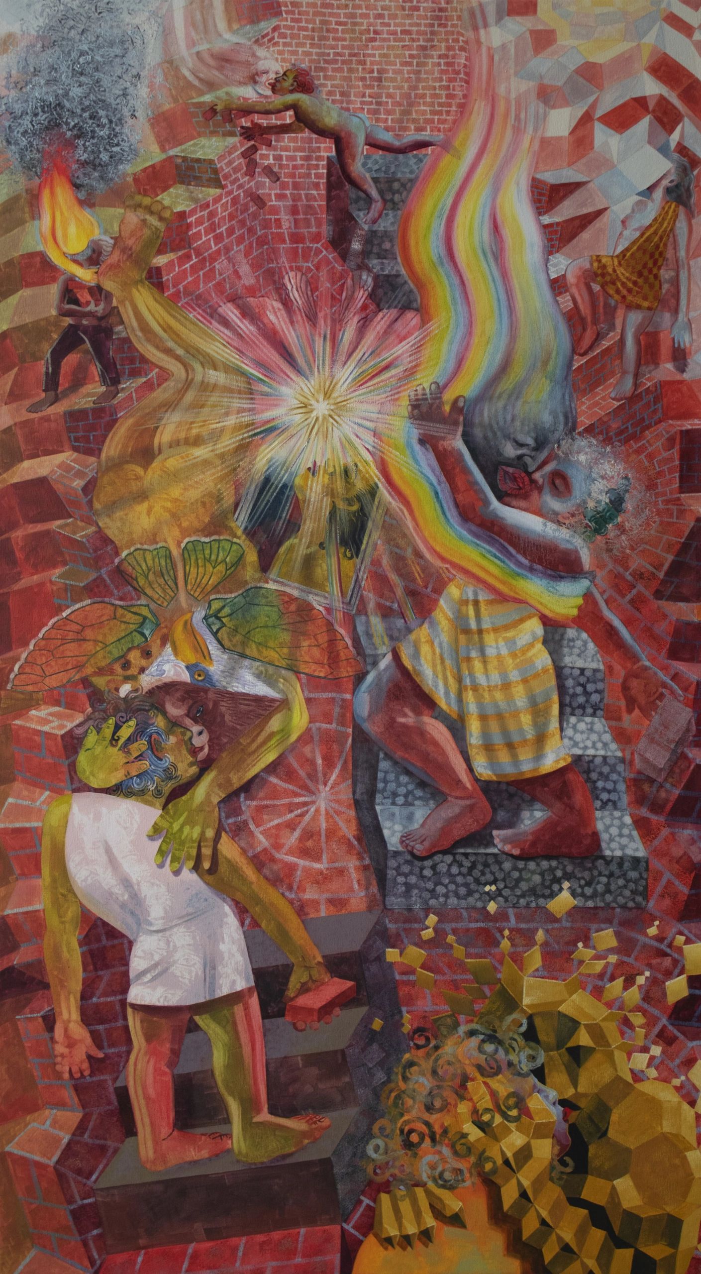 Confusing Their Tongues
32x58”
Oil on canvas, 2019