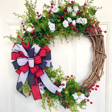 Greenery wreath - spring wreath – The Whimsical Door