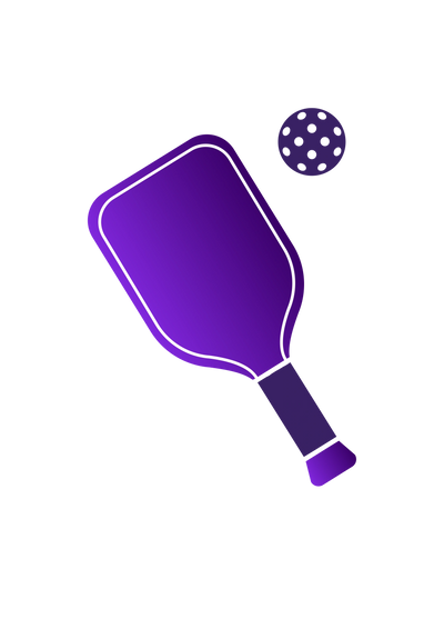 A pickleball racquet 