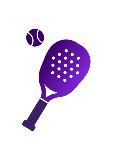 A padel racquet 