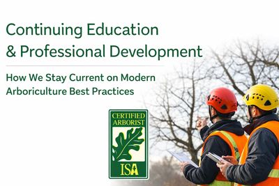 ISA Certified Arborist continuing education in Fort Hunt and Alexandria, VA
