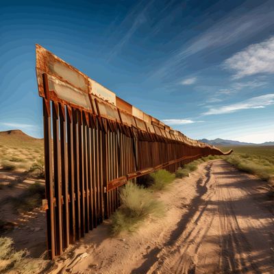 AI-enhanced border wall