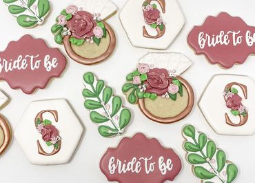 Elegant Custom Shower Wedding Cookies