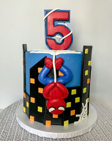 Spidey Birthday Cake