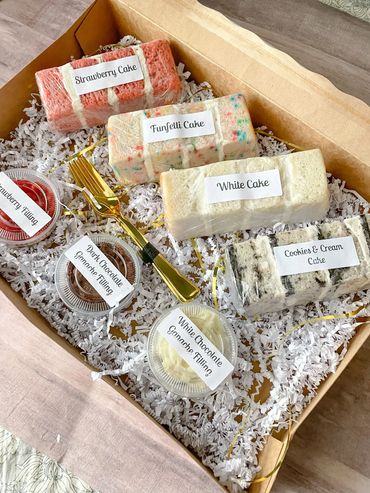 Wedding Cake Tasting Box (Example)