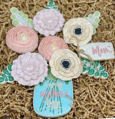 Mother's Day Bouquet Cookies 