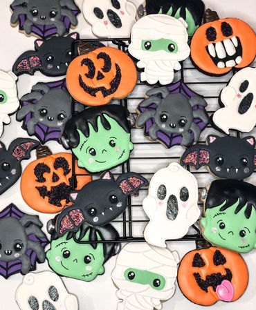 Halloween Character Cookies
