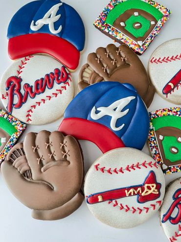 Baseball Team Themed Cookies