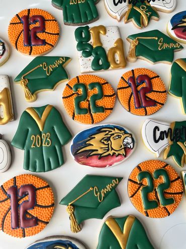 High School to College Graduation Cookies