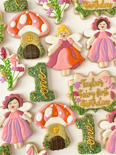My Fairy First Birthday Cookies