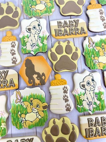 African Safari Inspired Baby Shower/Gender Reveal Cookies