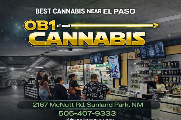 OB1 Cannabis weed dispensary near El Paso with high-quality flower, edibles, and vape cartridges