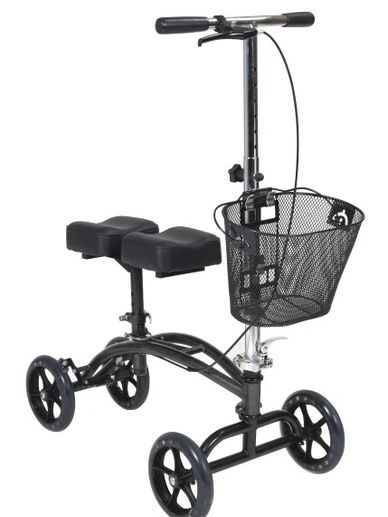 knee scooter with basket